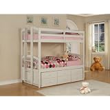 May Wood Twin Size Trundle with 3 Drawers