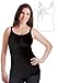 Rumina's Full Coverage Nursing Tank with Hands-Free Pumping Bra - Black, L