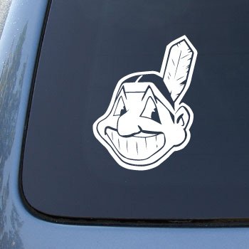 Cleveland Indians - Car, Truck, Notebook, Vinyl Decal Sticker #2381 | Vinyl Color: White
