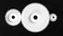 Acetal Spur Gear 32P 20 Degree Pressure Angle 32Teeth x 1/4" Bore x 1.000" Pitch Dia (Pack of 25)