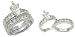 Marquise Engagement and Wedding Ring Set