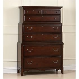 Broyhill 4670-241 Attic Heirlooms - Fireside Cherry Chest on Chest in Cherry