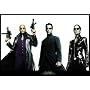 Matrix Reloaded (Morpheus, Neo, Trinity) Movie Framed Poster Print - 24" X 36"