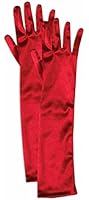 Forum Child Opera Satin Gloves, Red