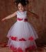 Sophias Style Boutique Red Petal Wedding Flower Girl Pageant Dress 2T-14