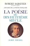 La po�sie du XVIIIe si�cle