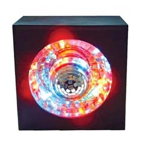 5 Square Bright LED Light Mirror Ball Party Lights by CMI
