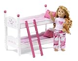 18 Inch Doll Wish Crown Bunk Bed Furniture - Beds Fit 18