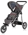 Mamas & Papas Double Decker Junior Pushchair - Polka Fabric