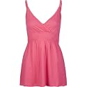 FULL TILT Smocked Babydoll Tank - Fuchsia