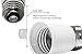 TORCHSTAR E26 to E26 Extender Adapter-E26 Edison Screw to E26 Edison Screw Lamp Bulb Socket Extender Adapter,Pack of 6