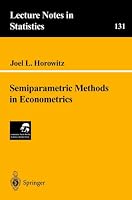 Semiparametric Methods in Econometrics (Lecture Notes in Statistics)