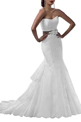 Lace Satin 2014 Mermaid Sweetheart  Dress