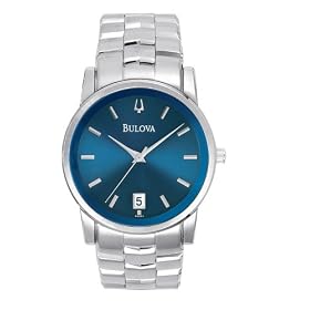 Bulova Men's Silver-Tone Watch #96G60