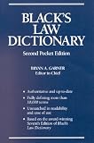 Black`s Law Dictionary, Second Pocket Edition