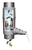 Regendieb PRO DN 100 grau, seitl. Abgang DN 50/32