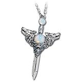 Wolverine Moon Alchemy Gothic Wolf Sword Necklace