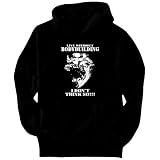 Live without Bodybuilding - I don't think so!!! Sports Mens Hoodie (Black, Sizes X-Small - XXX-Large)