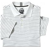 Adidas Mens ClimaLite Raised Stripe Pique Polos