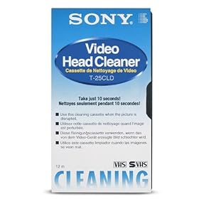Click here to buy Sony VHS Cleaning Cassette (Dry) by Sony.