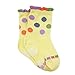Wrapables Peek A Boo Animal Non-Skid Toddler Socks (Set of 6), Large, Cat & Duck Large