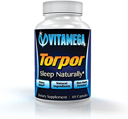 Torpor Natural Sleep Aid - Premium Formulation of Melatonin, Valerian Root, GABA, Lemon Balm and More. Sleep Naturally