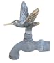 Solid Brass Hummingbird in Flight Faucet