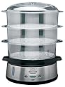 Deni 7600 3-Tier 9-1/2-Quart Stainless-Steel Digital Food Steamer