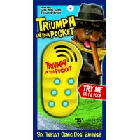 Triumph in Your Pocket with six Insult Comic Dog sayings by Emanation