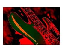 Psychedelic Jazz Abstract Photographic Poster Print by Robert Pursley, 10x8