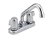 Tools & Hardware : Delta 2133 Double-Handle Centerset Laundry Faucet, Chrome