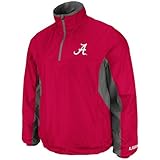 NCAA Alabama Crimson Tide Gunner 1/4 Zip Jacket Men's