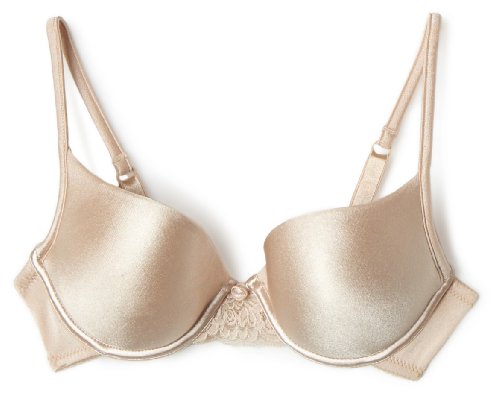 Wonderbra Womens The Wonder of Gel  Seamless Satin Push Up Bra #7234