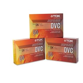TDK - DVM Digital Video Cassette, 60 Minutes - Sold As 1 Pack - Digital video output.