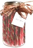 Gift Jar: Watermelon Old Fashion Candy Sticks