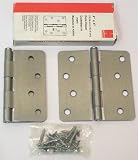Buy (2) Hager 4 Satin Chrome Residential Door Hinges - 1 4 Radius by Hager