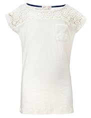 Angel Pure Cotton Floral Lace Yoke Top