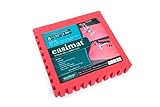 Red Gym Exercise Play Floor Easimat Interlocking Mats 64sq ft -382