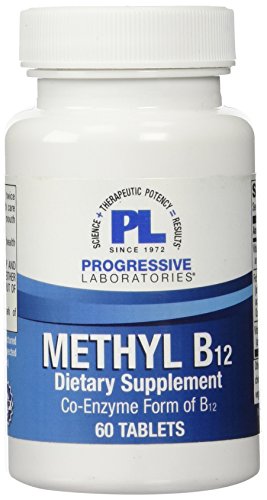Progressive Labs Methyl B12 Supplement, 60 Count