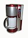 Unold 28313 WAVE Kaffeeautomat Edelstahl/Rot Metallic Lackierung
