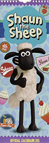 Official Shaun the Sheep Slim Calendar 2015