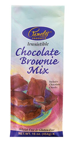 Pamela's Wheat Free, Gluten Free Ultra Chocolate Brownie Mix, 16-Ounce Packages (Pack of 6)