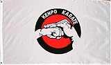 Outdoor Living : Kempo (Kenpo) Karate Flag - 3 foot by 5 foot Polyester (NEW)
