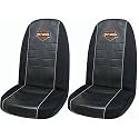 Plasticolor 6527R01 Harley Davidson Bar & Shield Logo Universal Bucket Seat Covers - Pair
