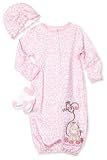 Vitamins Baby-Girls Newborn Cowgirl 3 Piece Gown Set