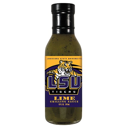 Louisiana State Fightin Tigers NCAA Lime Grilling Sauce - 12oz by Hot Sauce Harry
