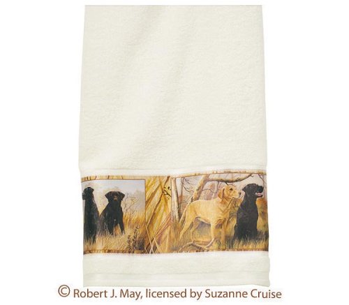 Labrador Dogs - Hand Towel