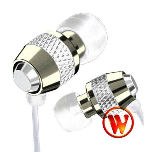 Les Ecouteurs pour tous les lecteurs mp3/mp4 (metal d'argent)