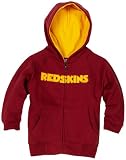 NFL Unisex Infant/Toddler Washington Redskins Sportsman Zip Ft Fleece Hoodie - R14C4Q06 (Cardinal, 4T)