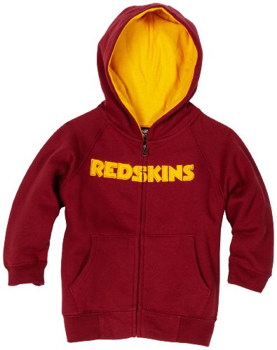 NFL Unisex Infant/Toddler Washington Redskins Sportsman Zip Ft Fleece Hoodie - R14C4Q06 (Cardinal, 2T)
